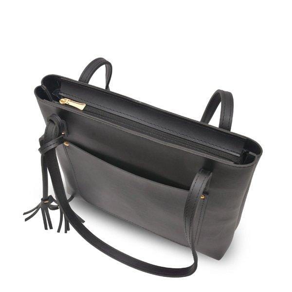 Black Retro Shoulder Bag - Jango Mall
