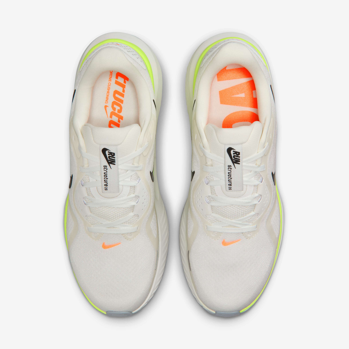 Nike Structure 26 Men's Road Running Shoes Summit White top