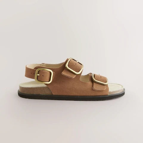 Standard Fit Back Strap Footbed Sandals