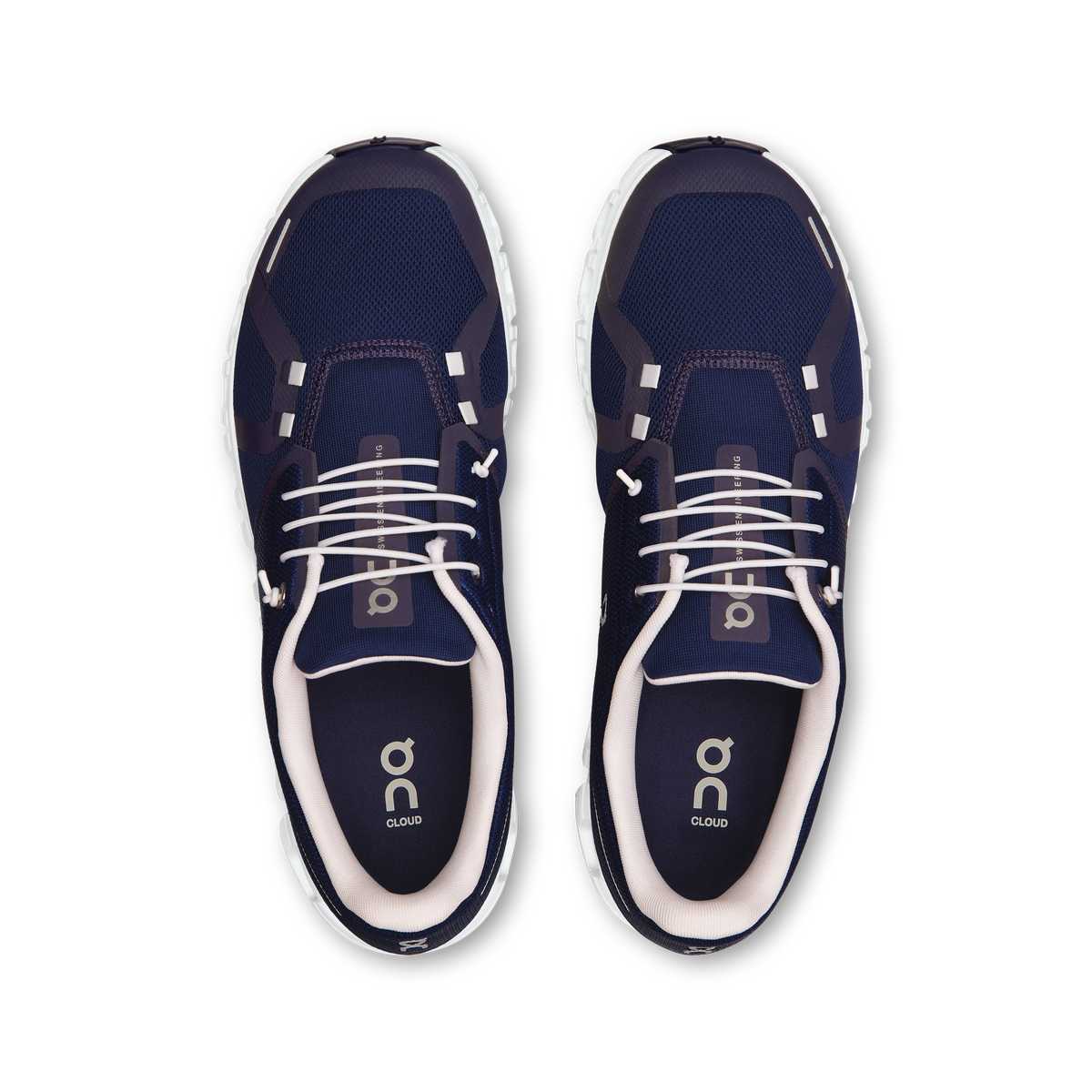 On Cloud 6 Men's Running Shoes Midnight White - view 2