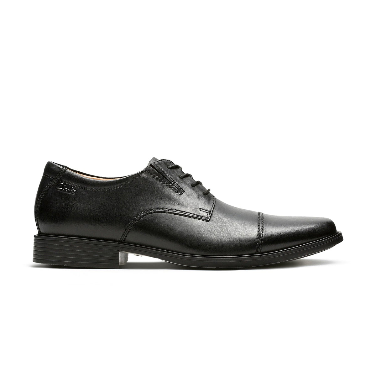 Clarks Men's Tilden Cap - Black Leather