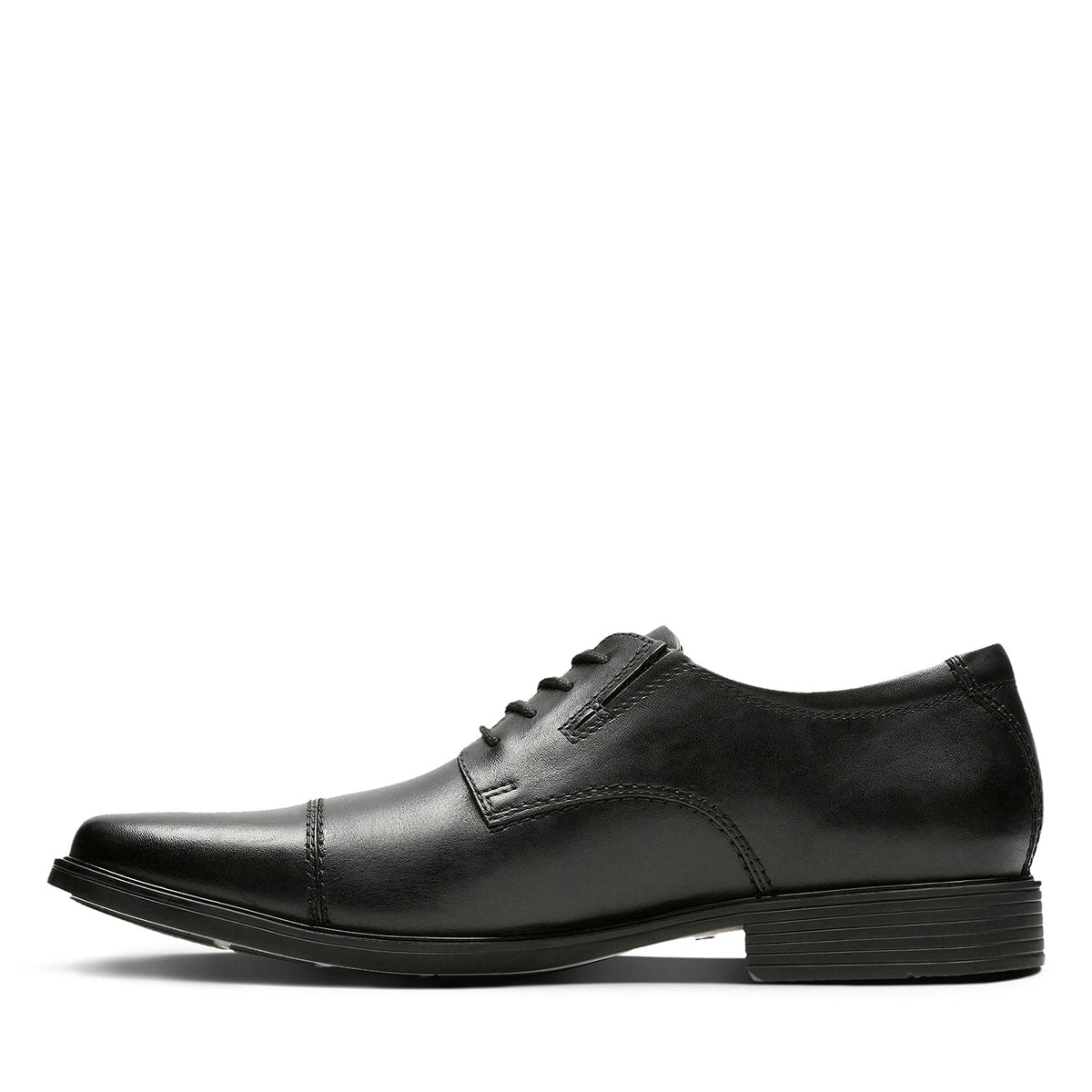 Clarks Men's Tilden Cap - Black Leather