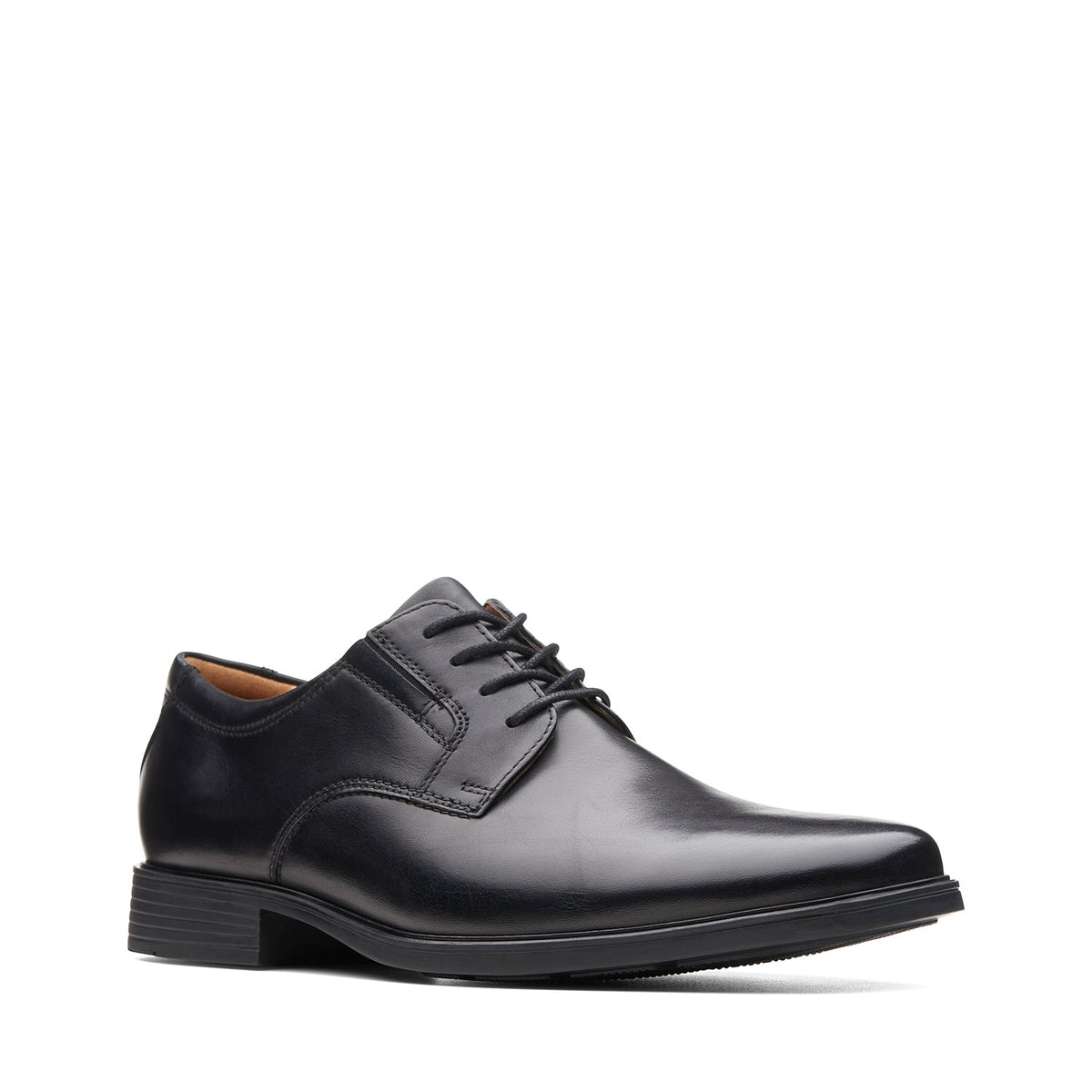 Clarks Men's Tilden Plain - Black Leather