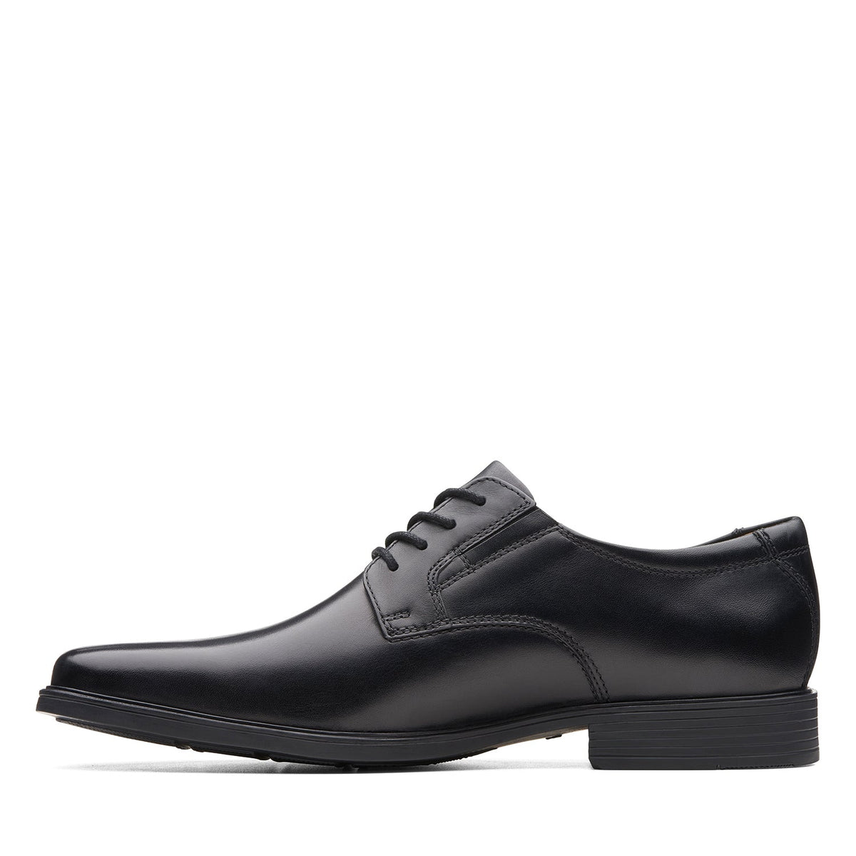 Clarks Men's Tilden Plain - Black Leather