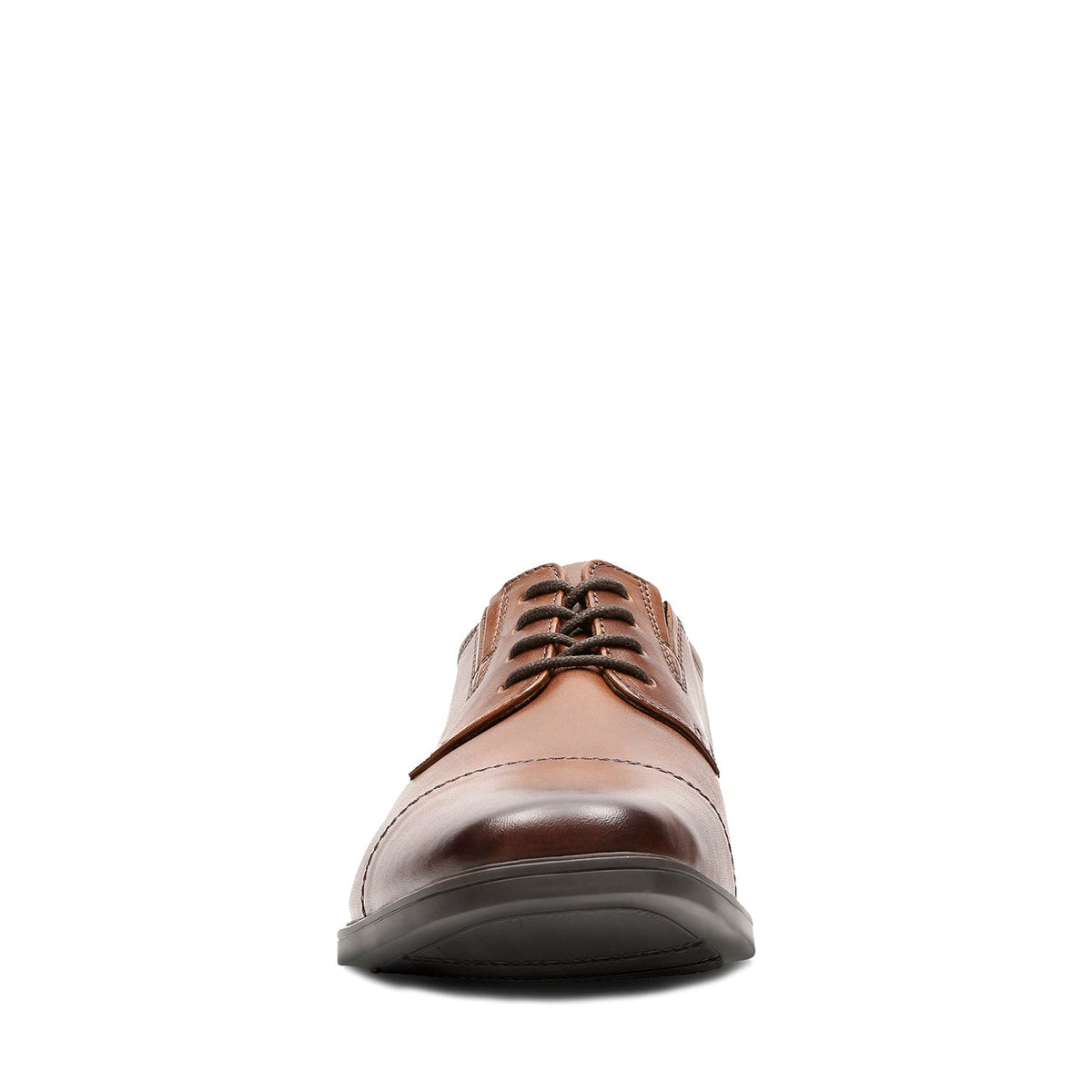 Clarks Men's Tilden Cap - Dark Tan Leather