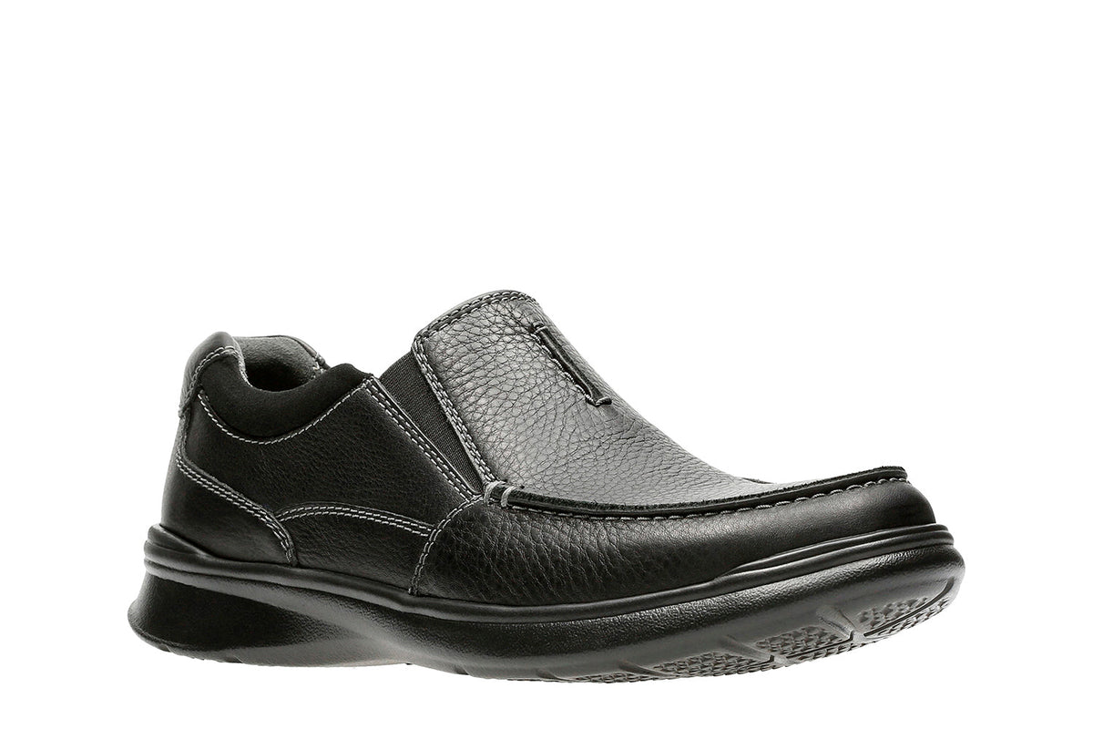 Clarks Men's Cotrell Free - Black Oily Leather