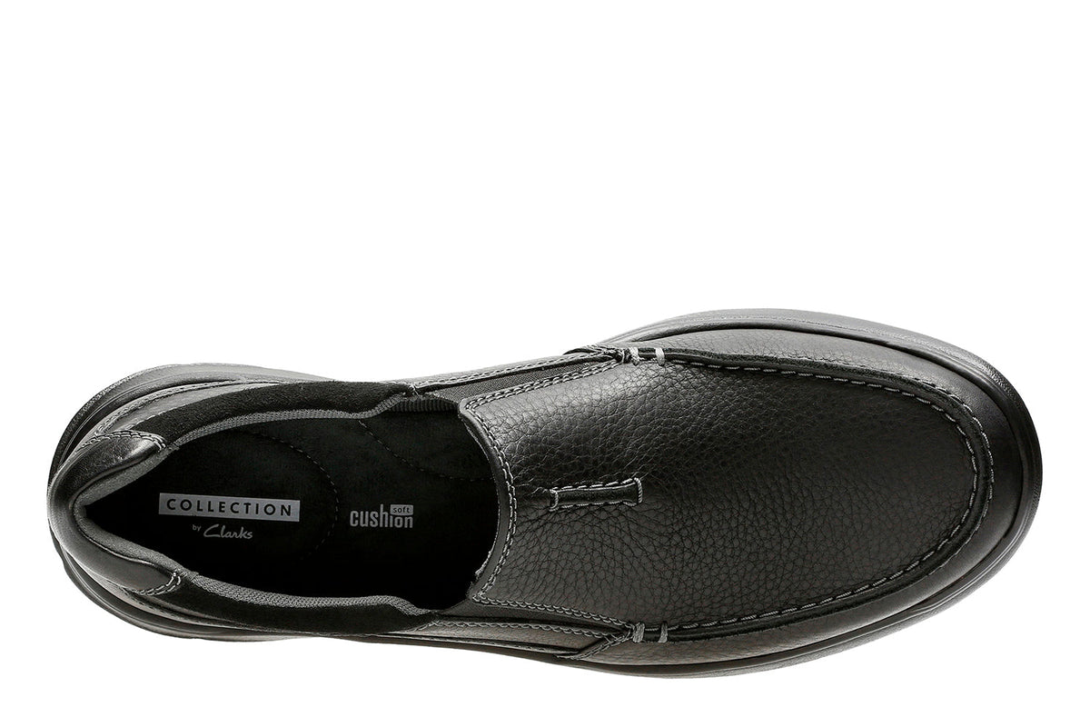 Clarks Men's Cotrell Free - Black Oily Leather