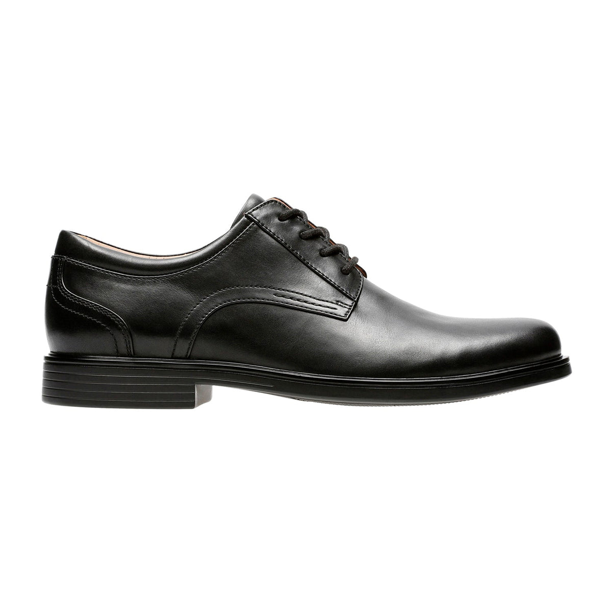 Clarks Men's Un Aldric Lace - Black Leather