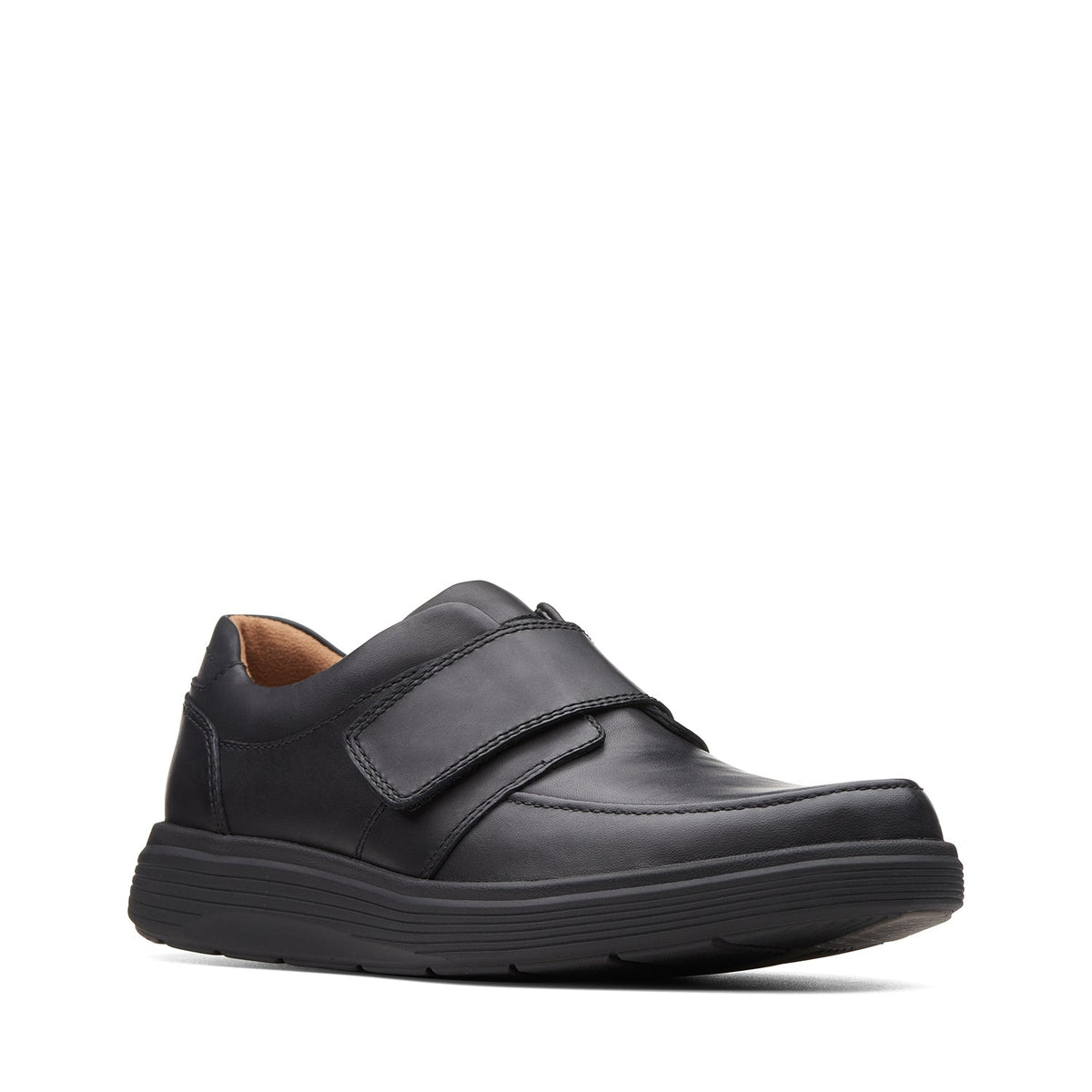 Clarks Men's Un Abode Strap - Black Leather