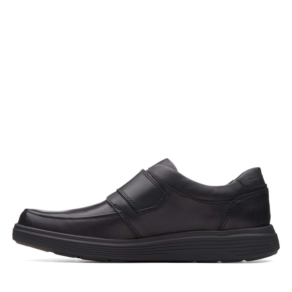 Clarks Men's Un Abode Strap - Black Leather