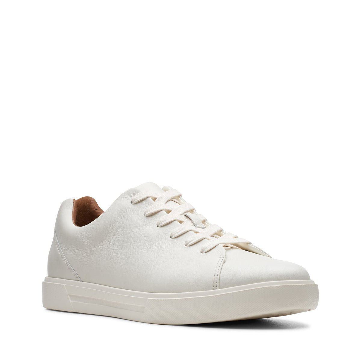 Clarks Men's Un Costa Lace - White Leather