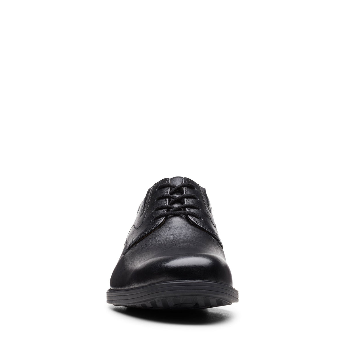 Clarks Men's Whiddon Plain - Black Leather