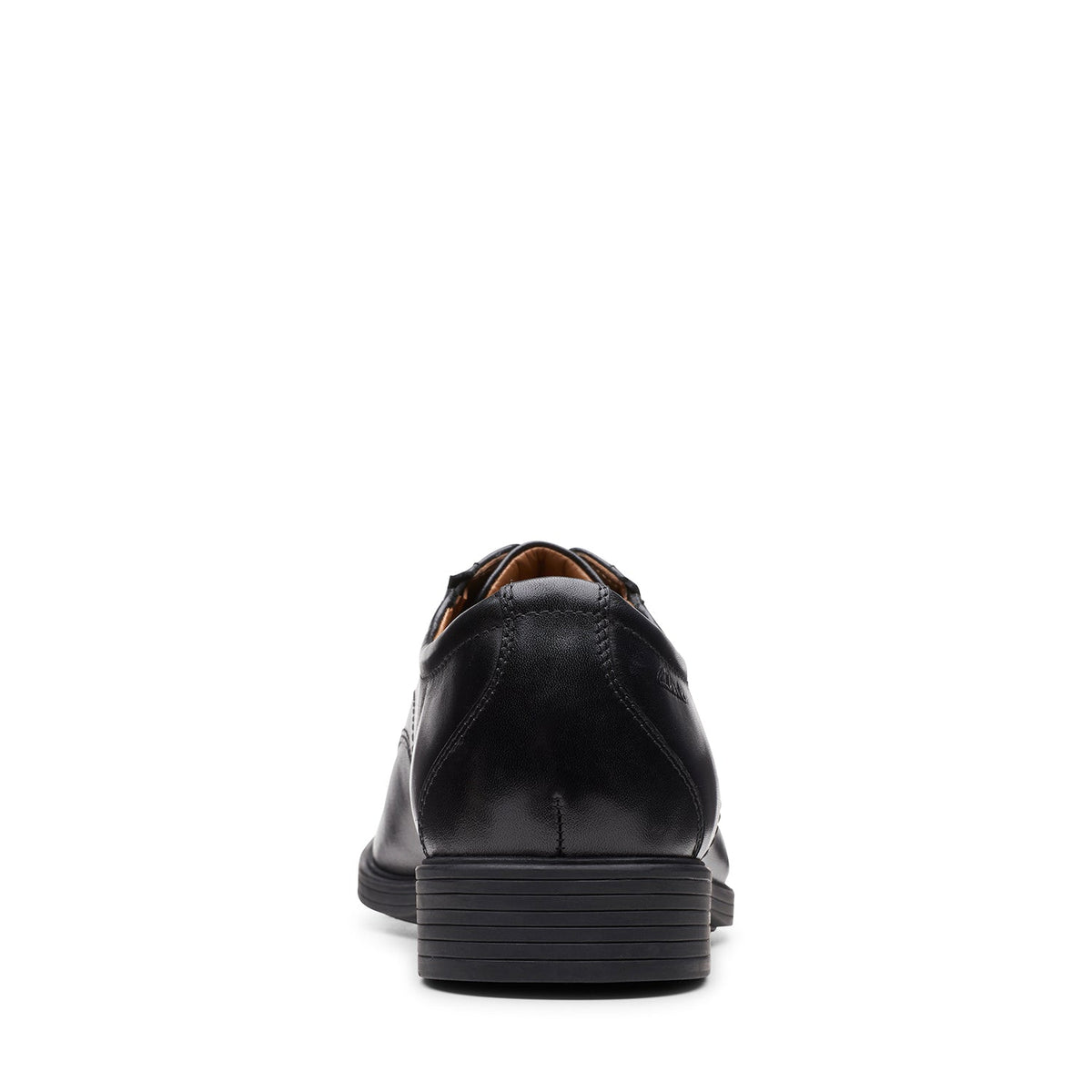 Clarks Men's Whiddon Plain - Black Leather