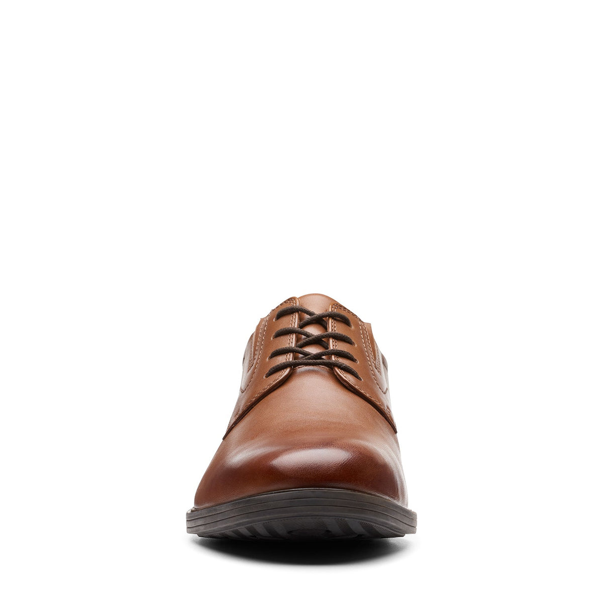 Clarks Men's Whiddon Plain - Dark Tan Leather