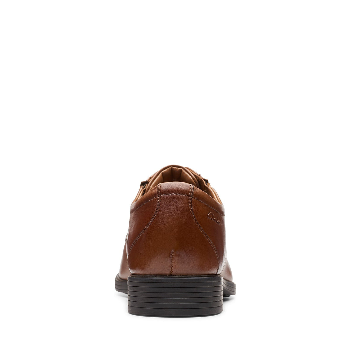 Clarks Men's Whiddon Plain - Dark Tan Leather