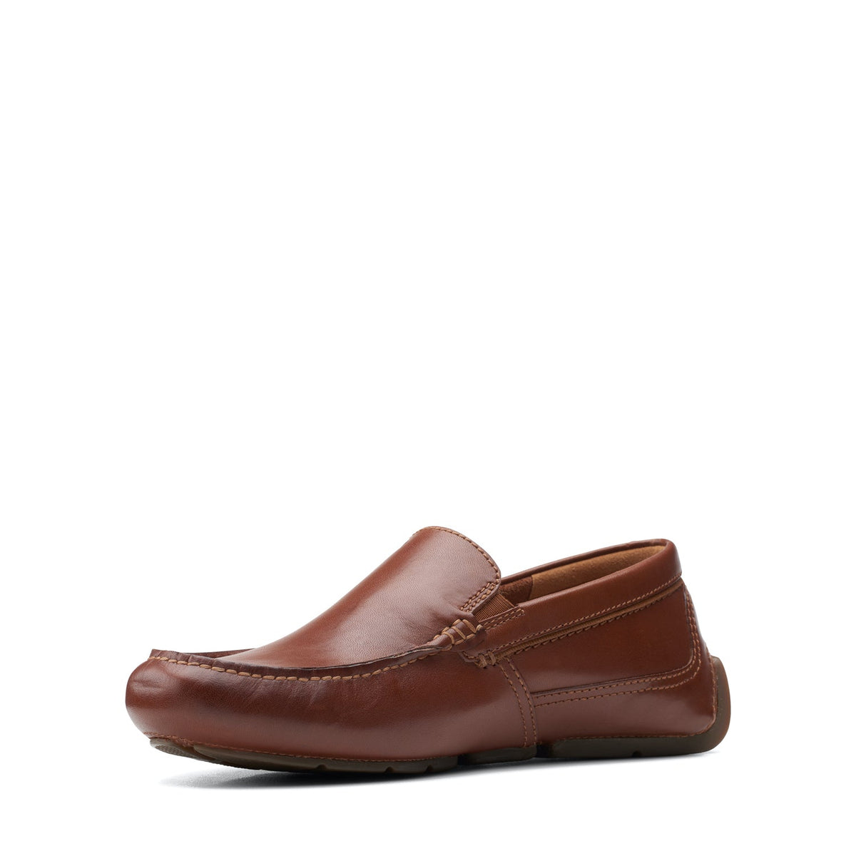 Clarks Men's Markman Plain - Dark Tan Leather