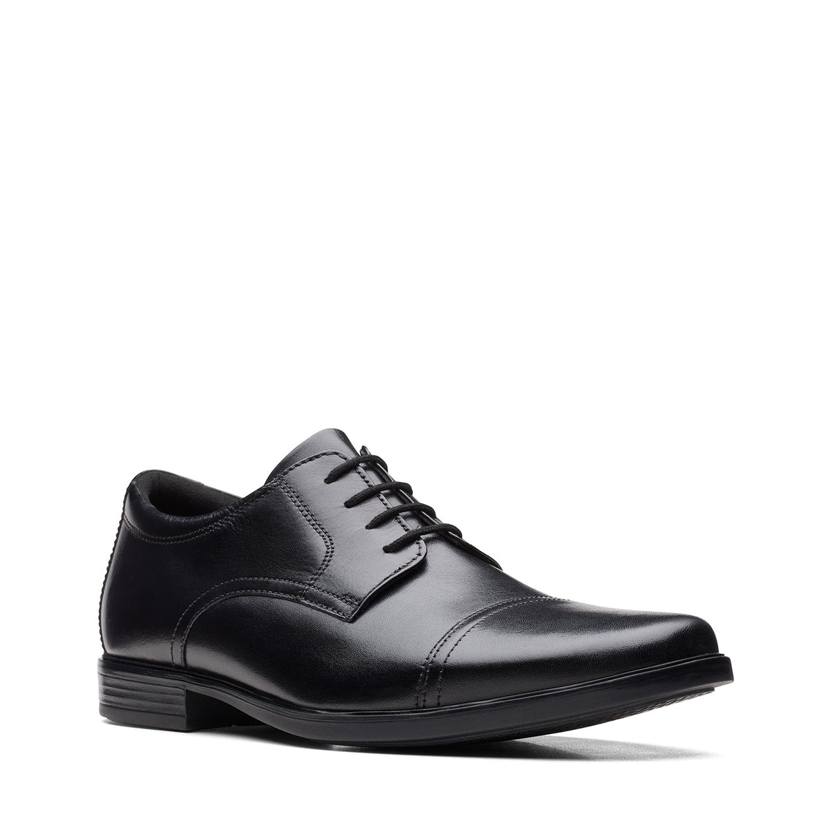 Clarks Men's Howard Cap - Black Leather
