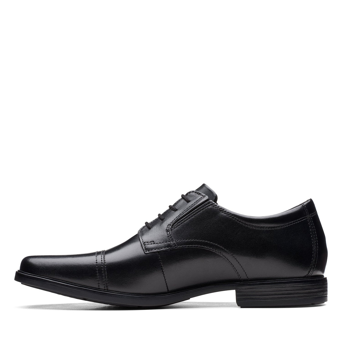 Clarks Men's Howard Cap - Black Leather