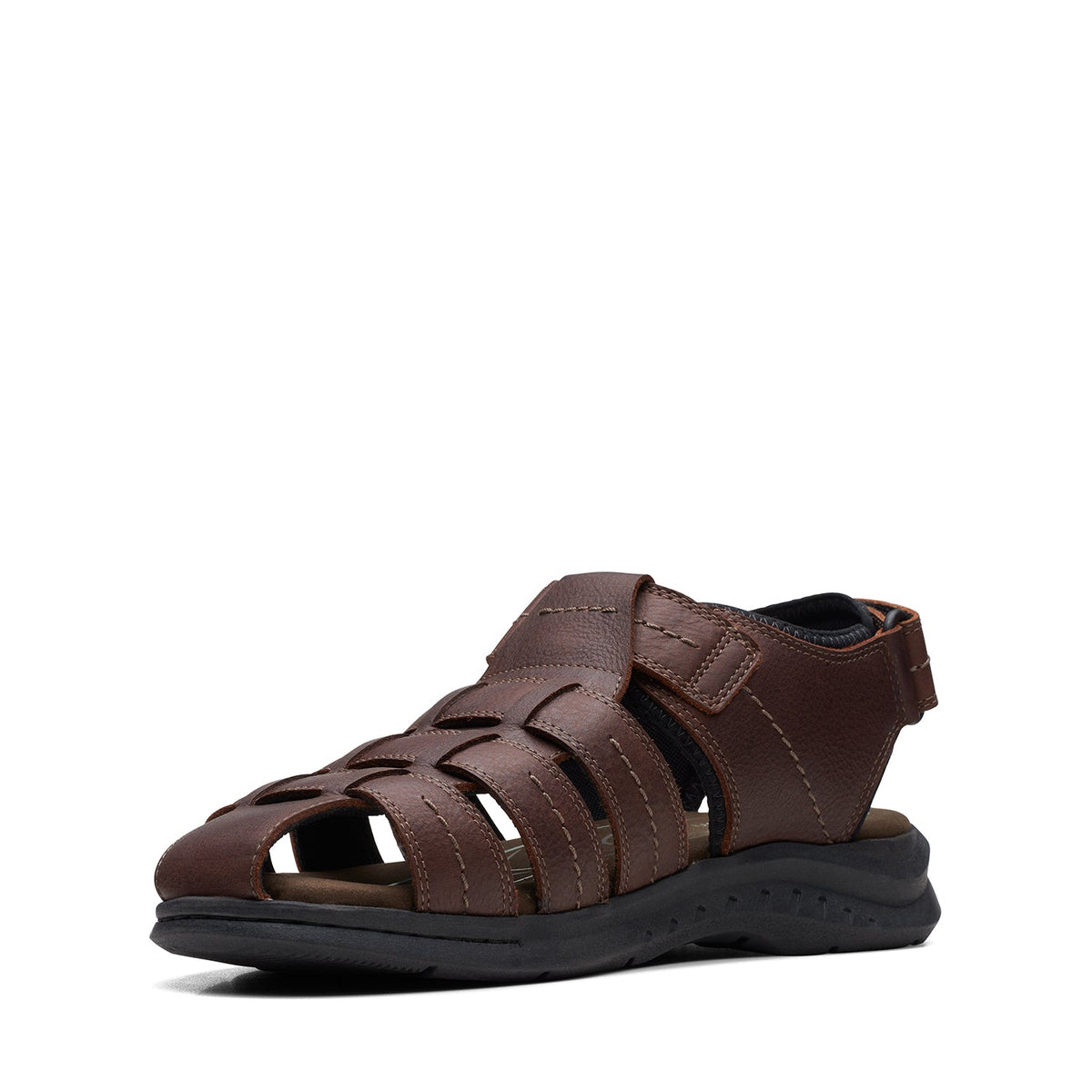 Clarks Walkford Fish Brown Tumbled - view 4