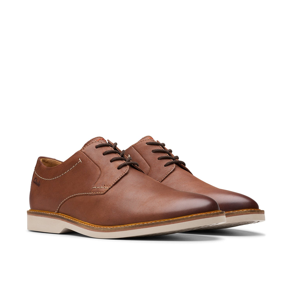 Clarks Men's Atticus LT Lace - Dark Tan Leather