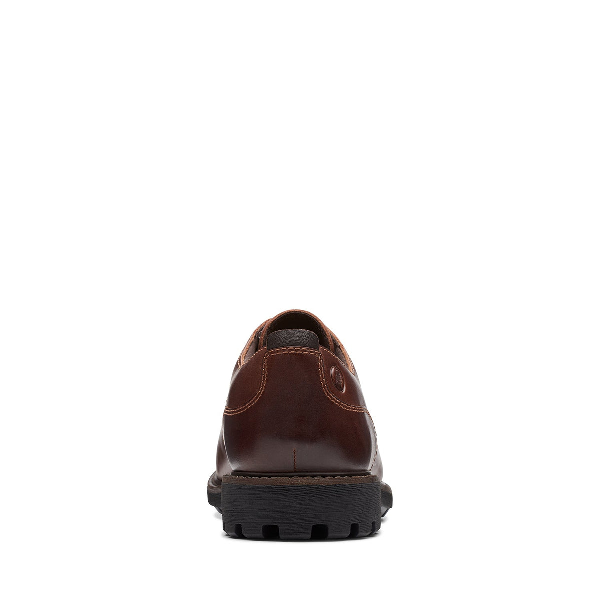 Clarks Men's Batcombe Tie - Dark Tan Leather