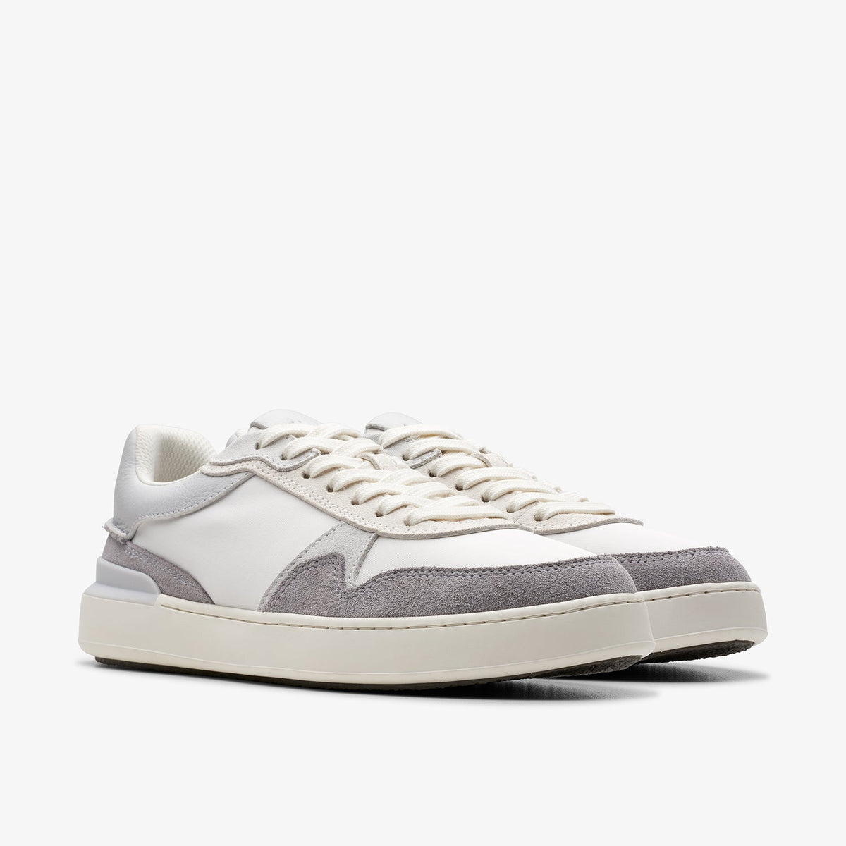 Clarks CourtLite Race Light Grey Combi - view 4