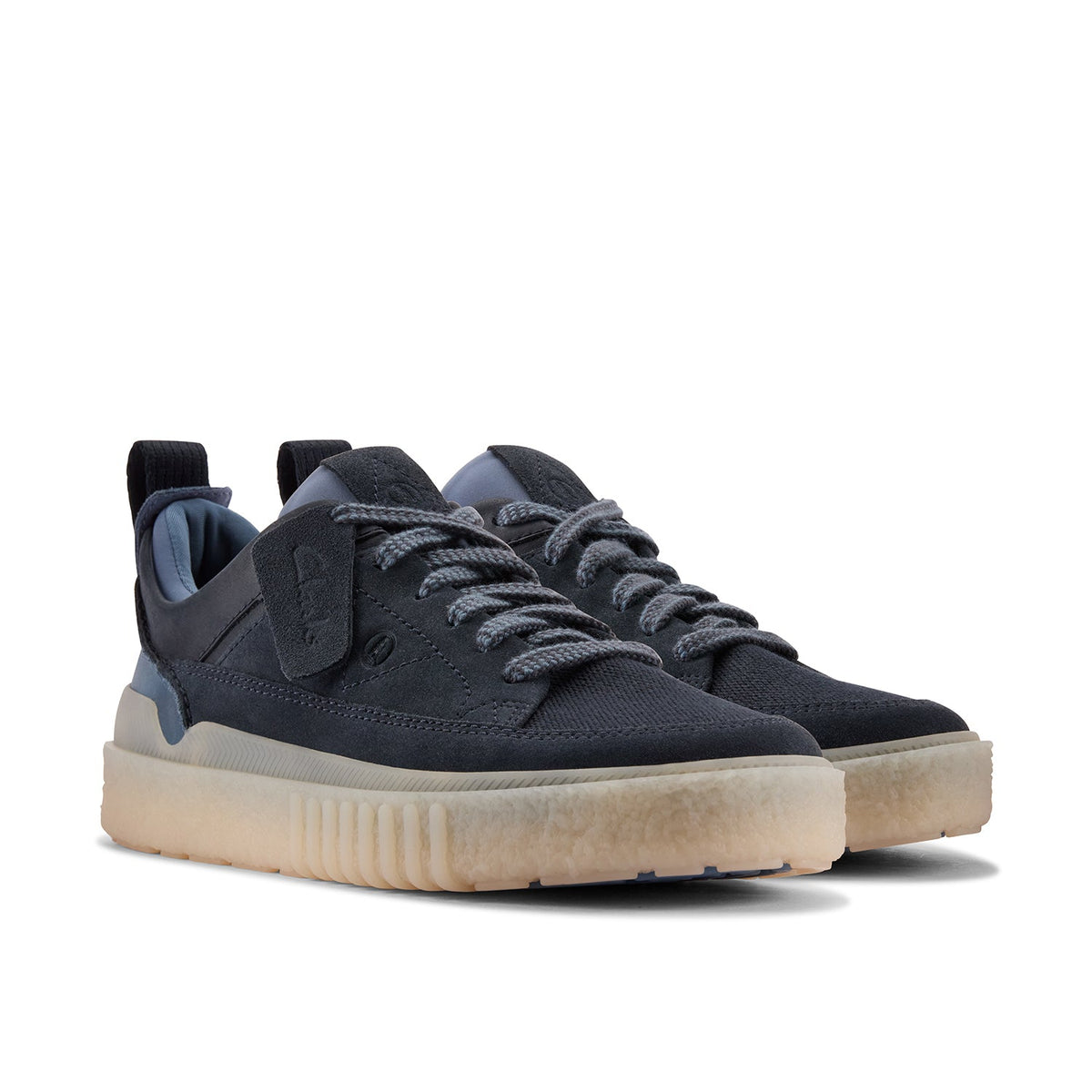 Somerset Lace - Navy Suede