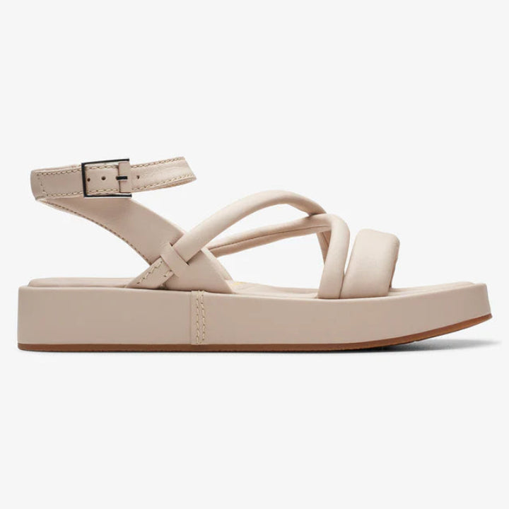 Clarks Alda Cross Sand Leather