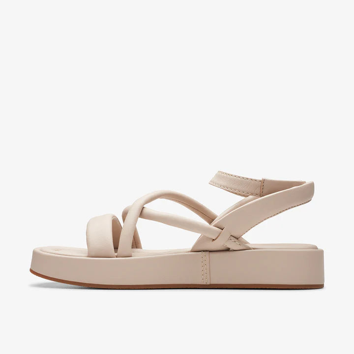 Clarks Alda Cross Sand Leather