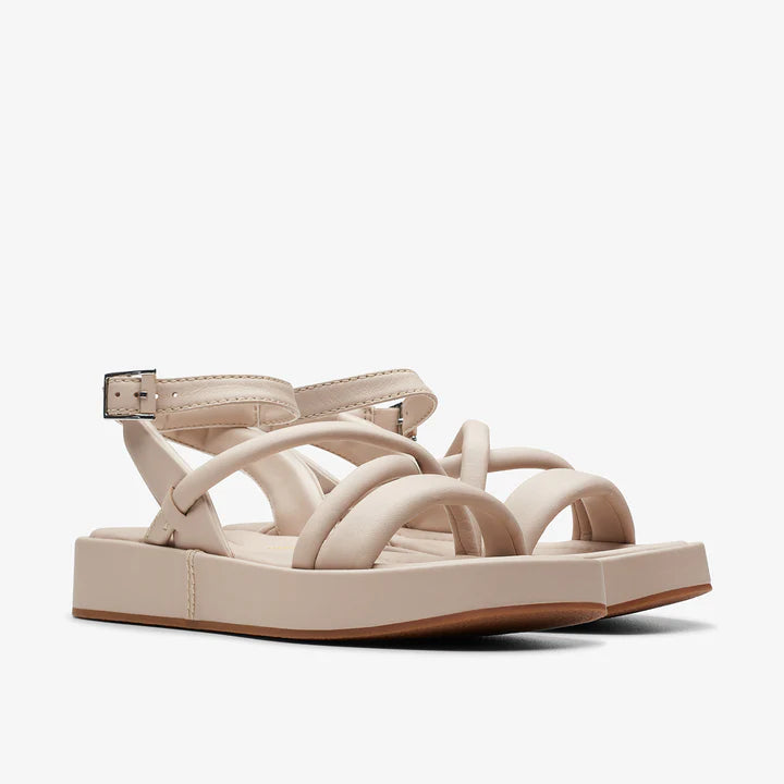 Clarks Alda Cross Sand Leather