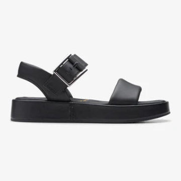 Clarks Alda Strap Black Leather