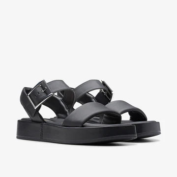 Clarks Alda Strap Black Leather