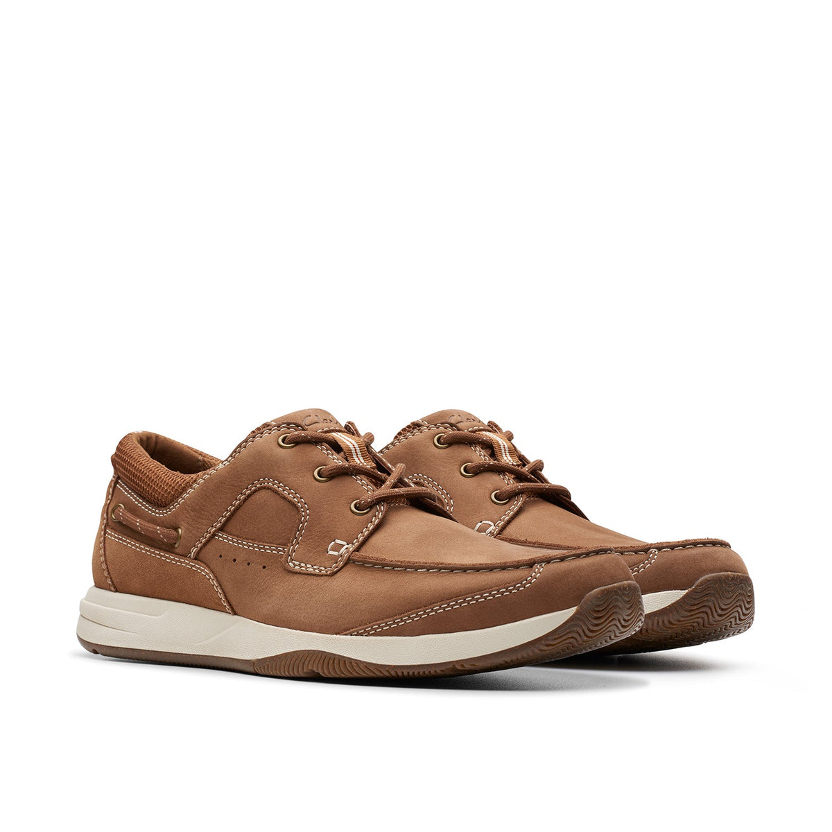 Clarks Men's Sailview Lace - Light Tan Nubuck