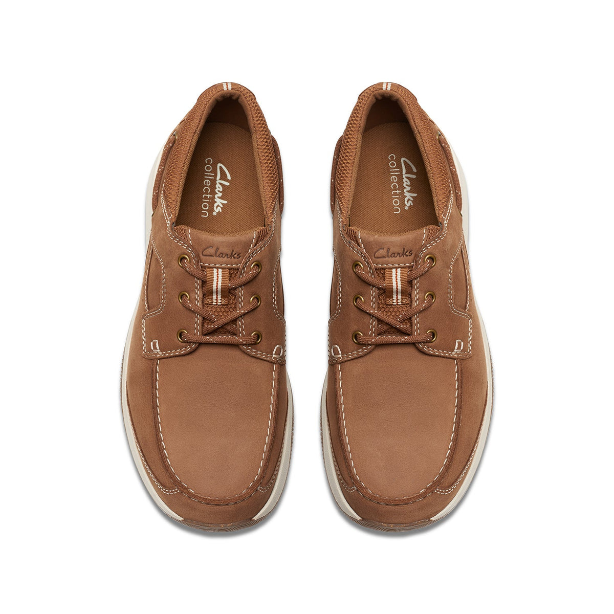 Clarks Men's Sailview Lace - Light Tan Nubuck