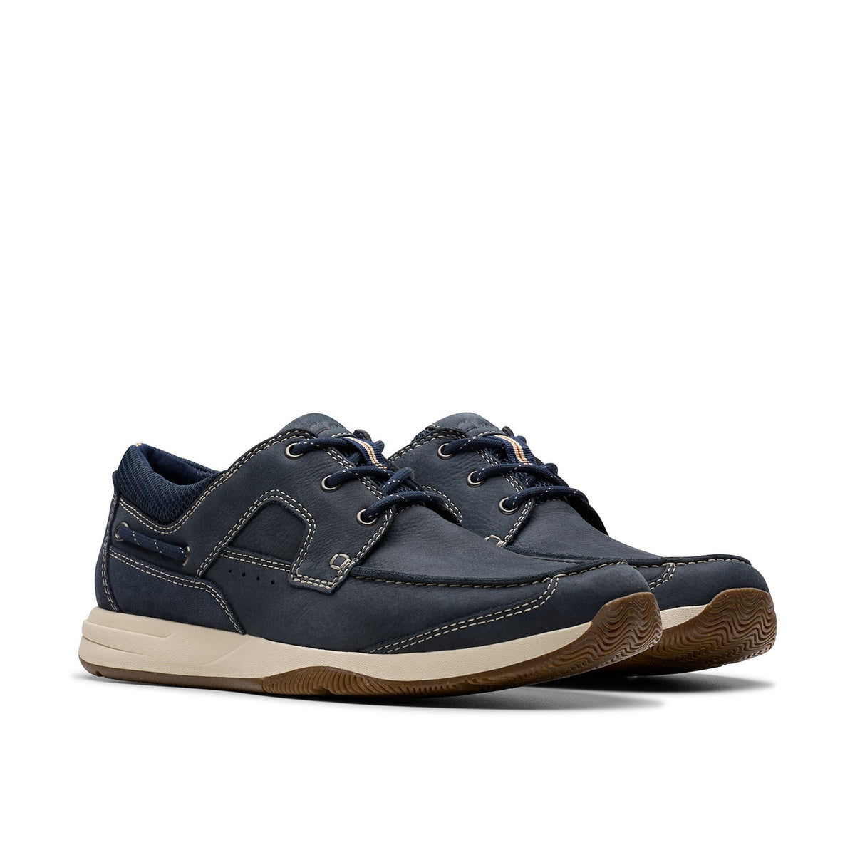 Clarks Men's Sailview Lace - Navy Nubuck