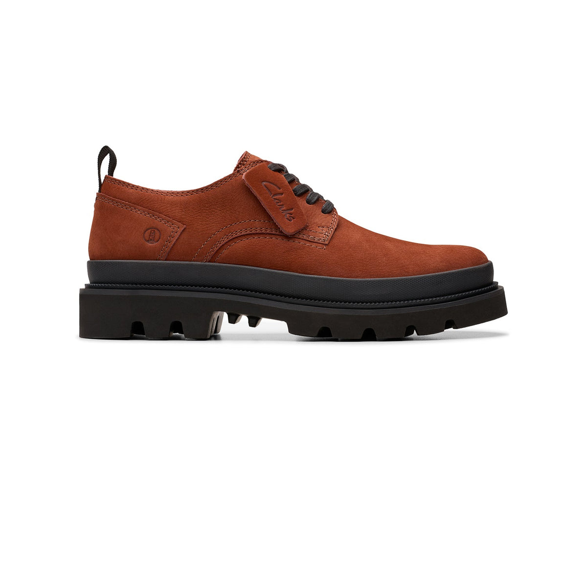 Clarks Men's Badell Lace - Chestnut Nubuck