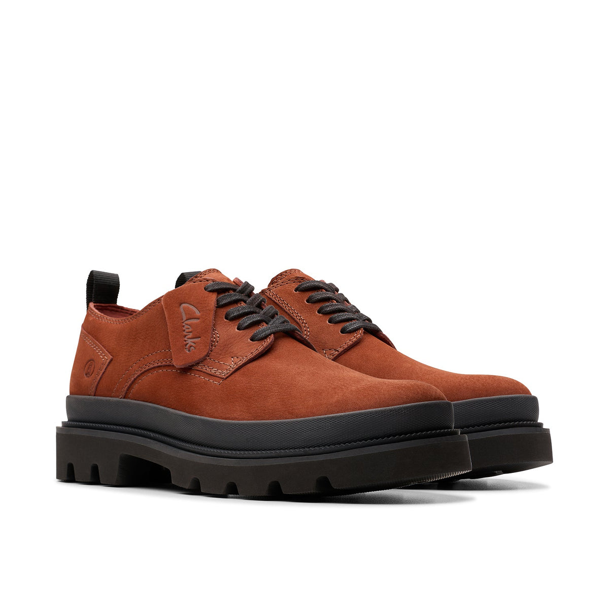 Clarks Men's Badell Lace - Chestnut Nubuck