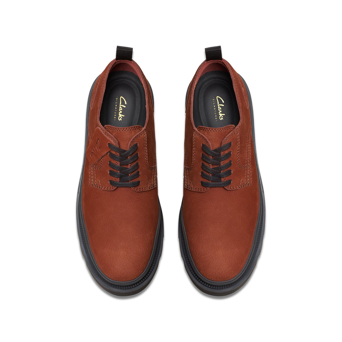 Clarks Men's Badell Lace - Chestnut Nubuck