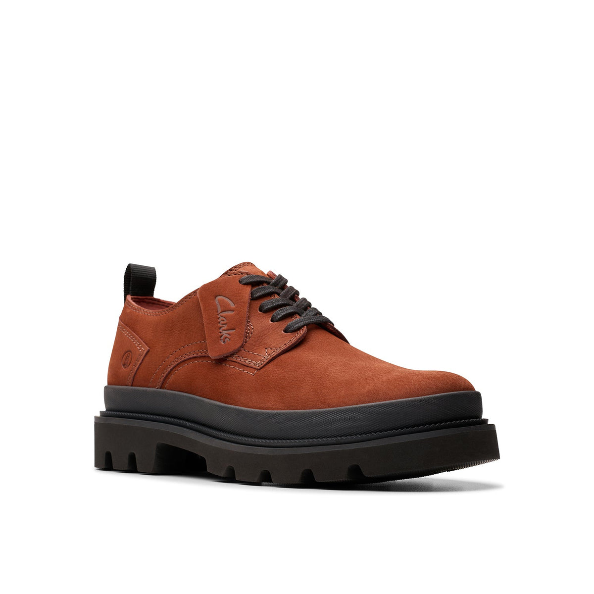 Clarks Men's Badell Lace - Chestnut Nubuck