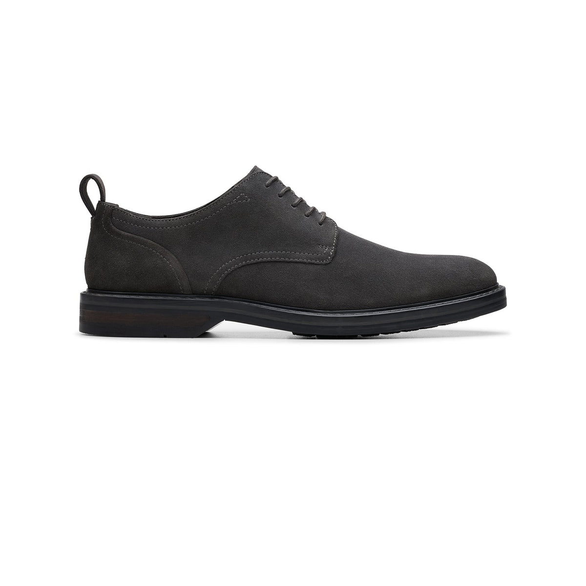 Clarks Men's Aldwin Lace - Dark Grey Suede