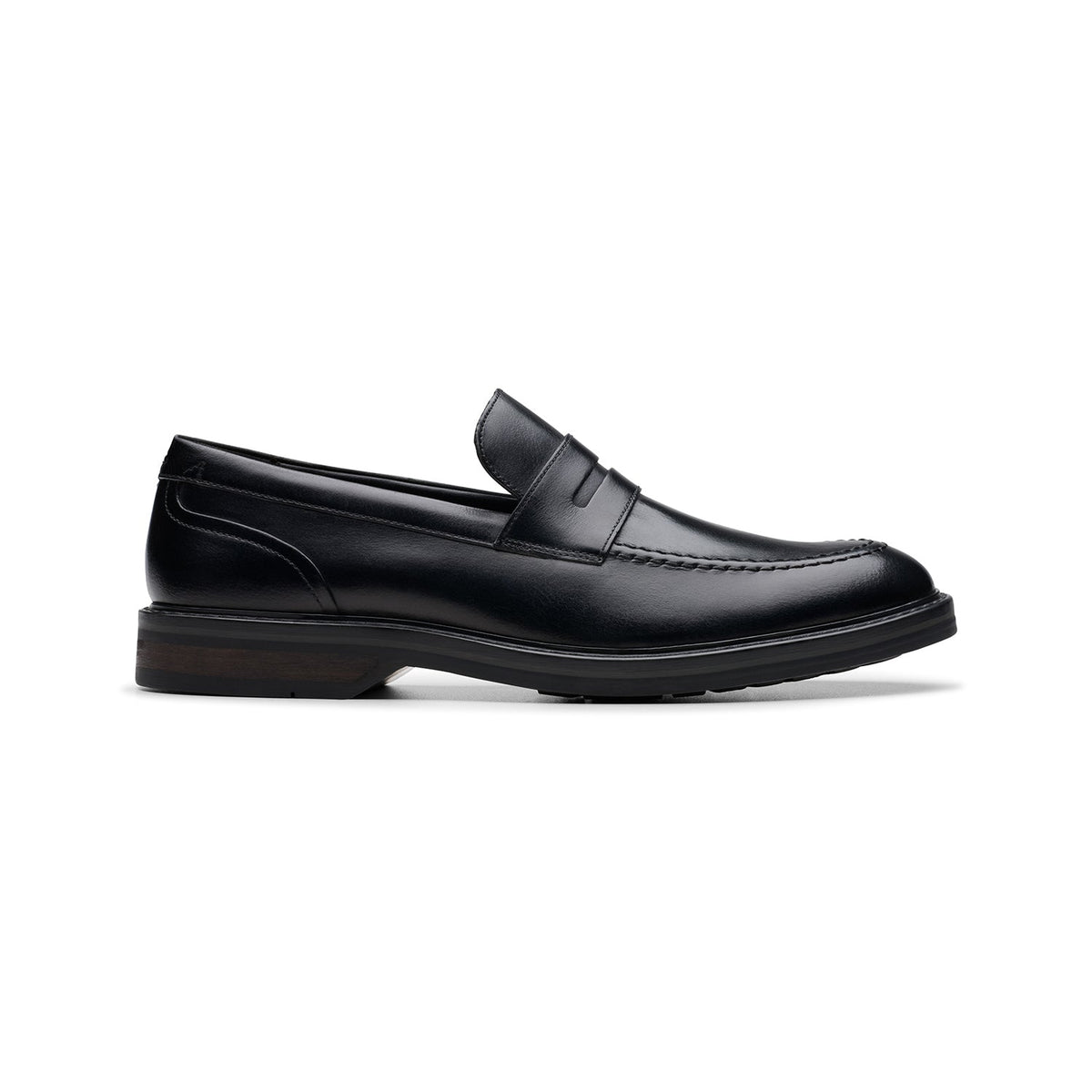Clarks Men's Aldwin Step - Black Leather