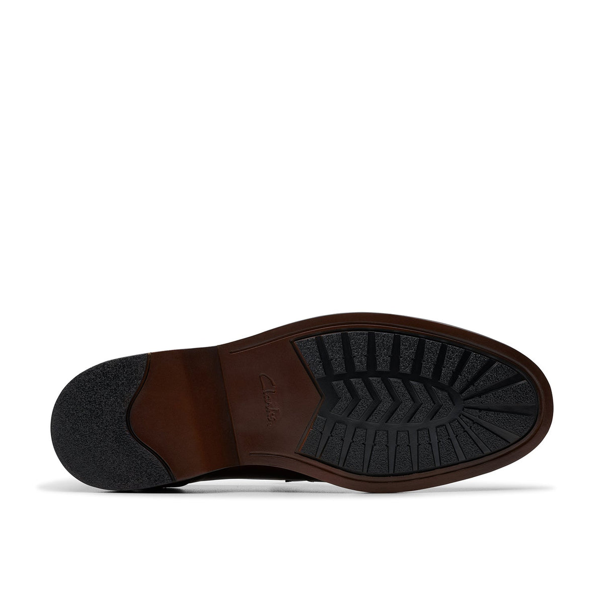 Clarks Men's Aldwin Step - Mid Tan Leather