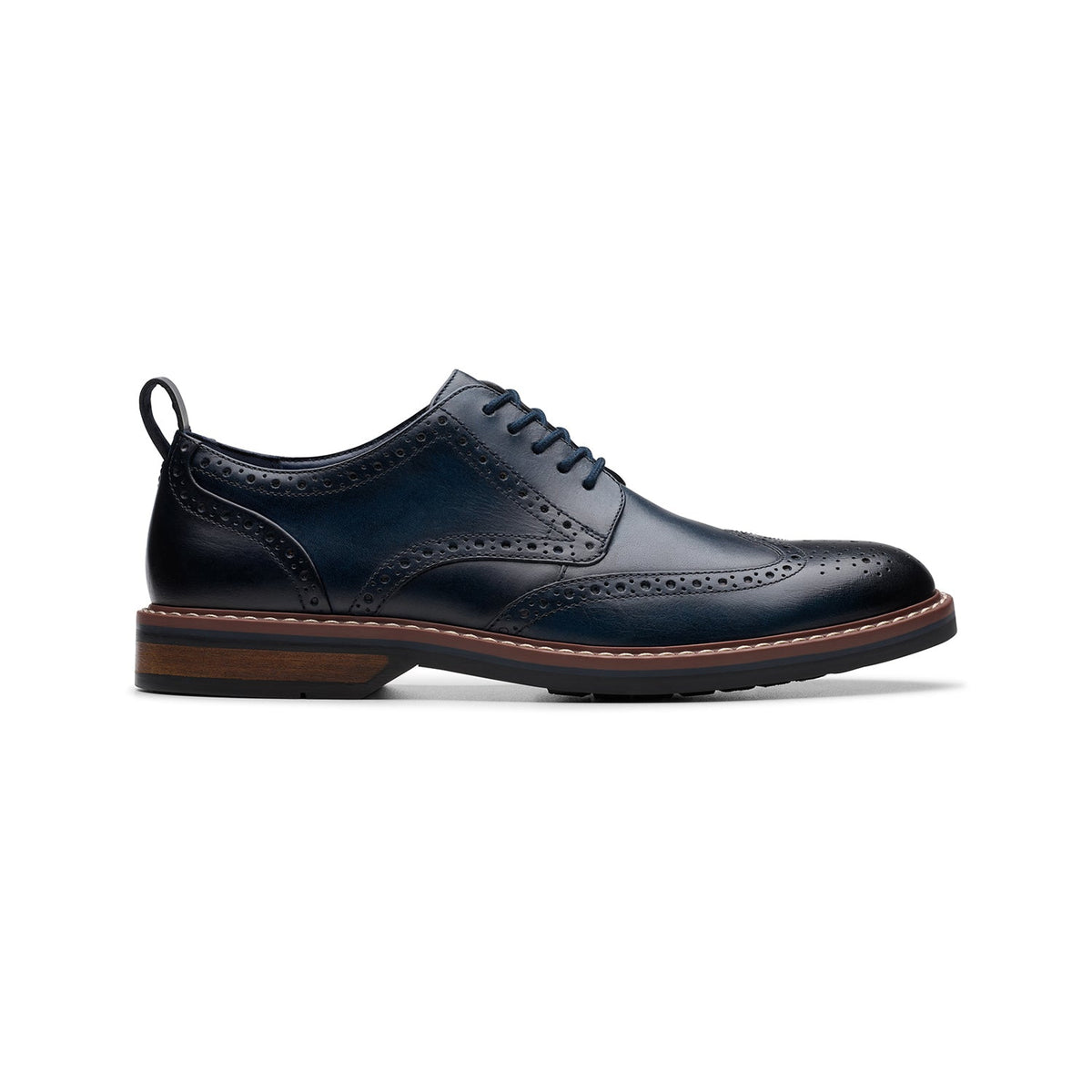 Clarks Men's Aldwin Limit - Navy Leather