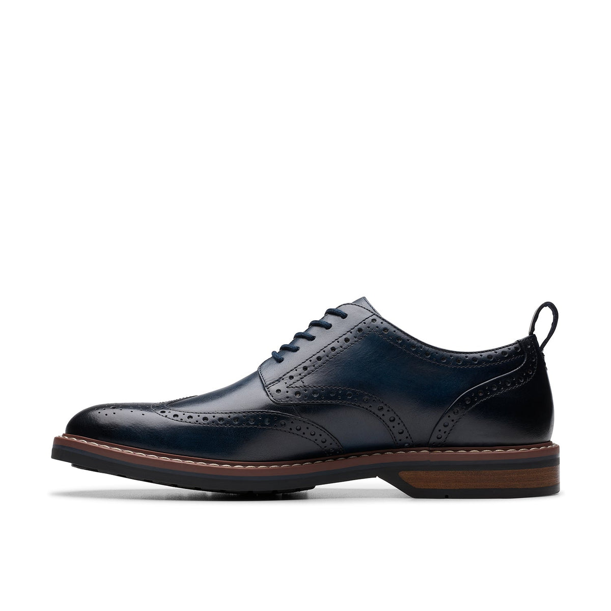 Clarks Men's Aldwin Limit - Navy Leather