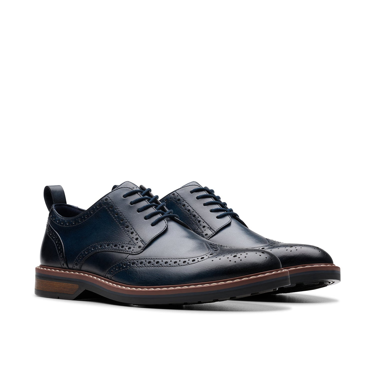 Clarks Men's Aldwin Limit - Navy Leather
