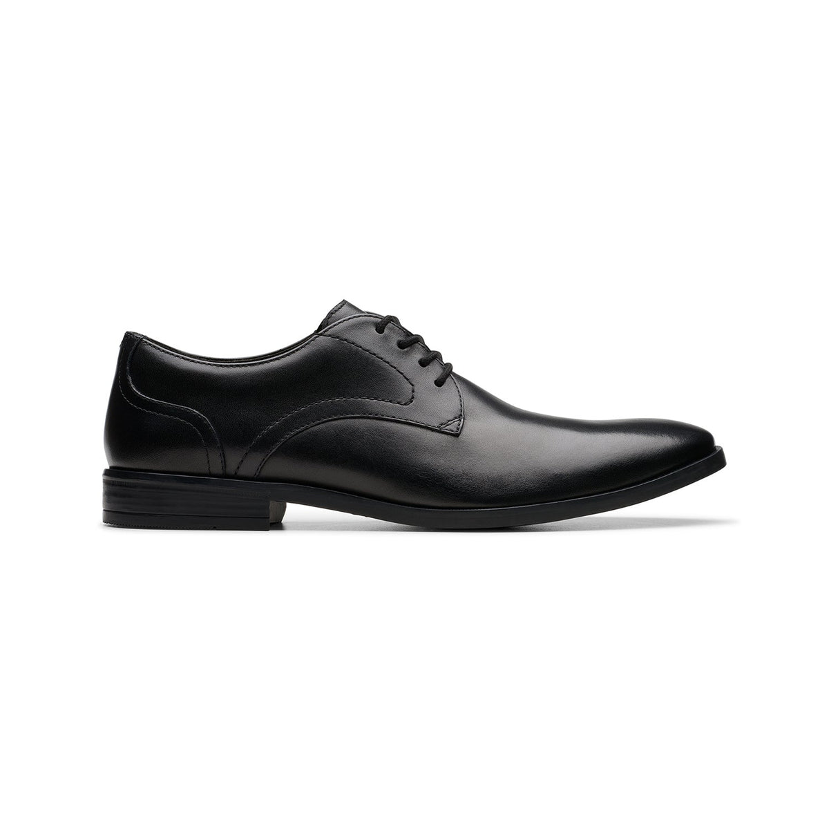 Clarks Men's Brandon Lace - Black Leather