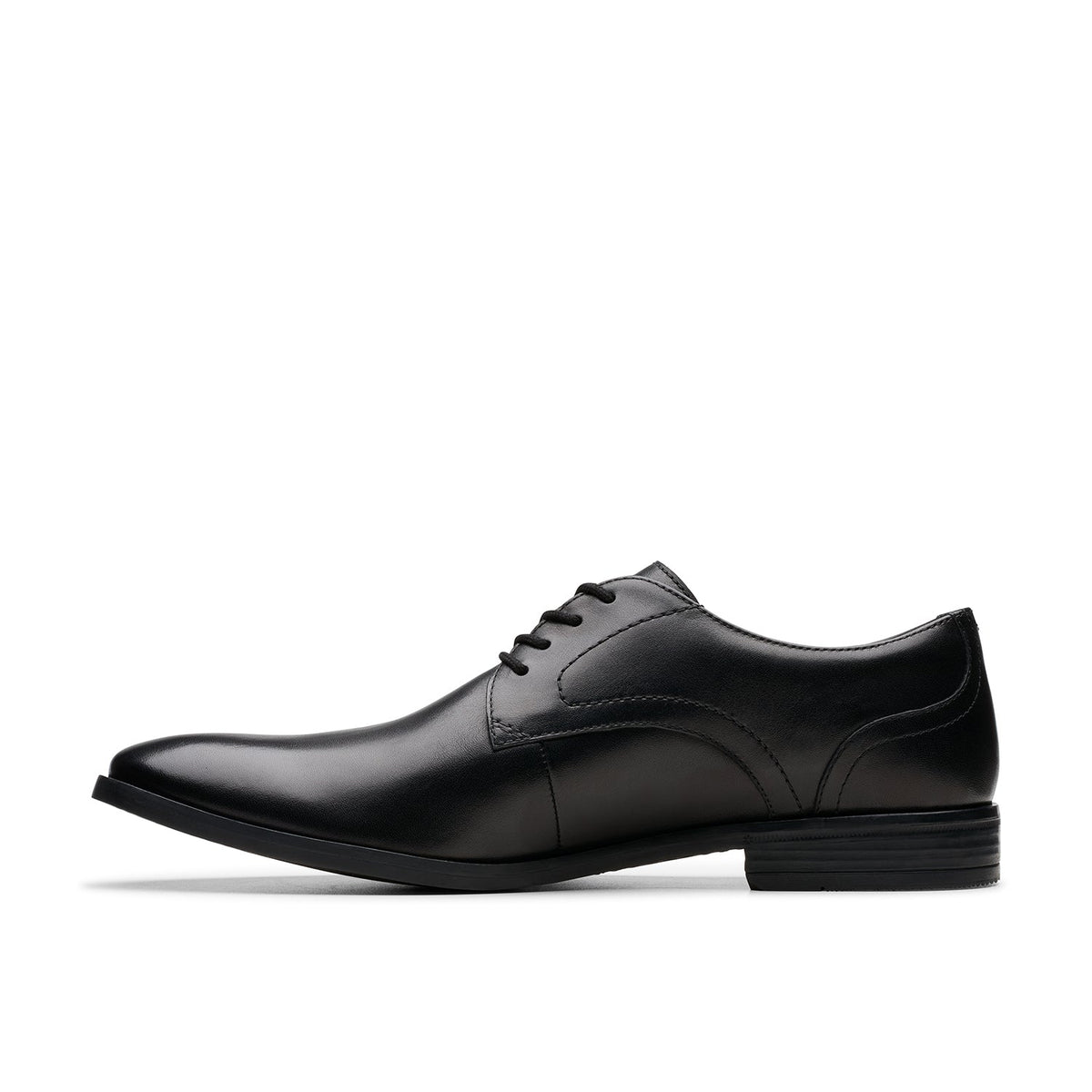 Clarks Men's Brandon Lace - Black Leather
