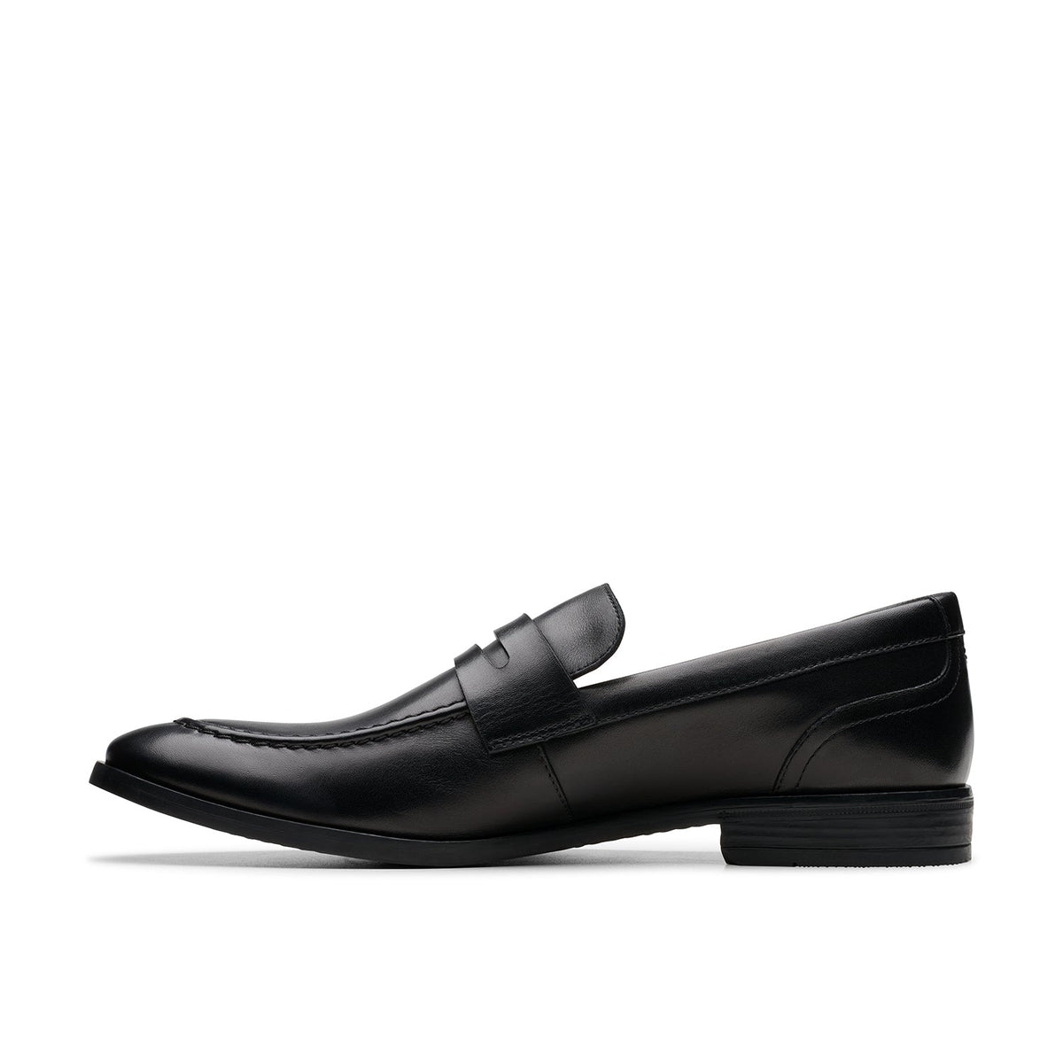 Clarks Men's Brandon Step - Black Leather