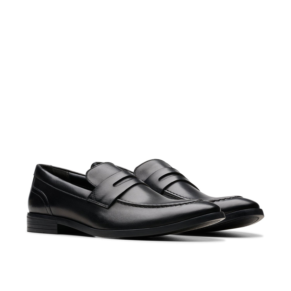 Clarks Men's Brandon Step - Black Leather
