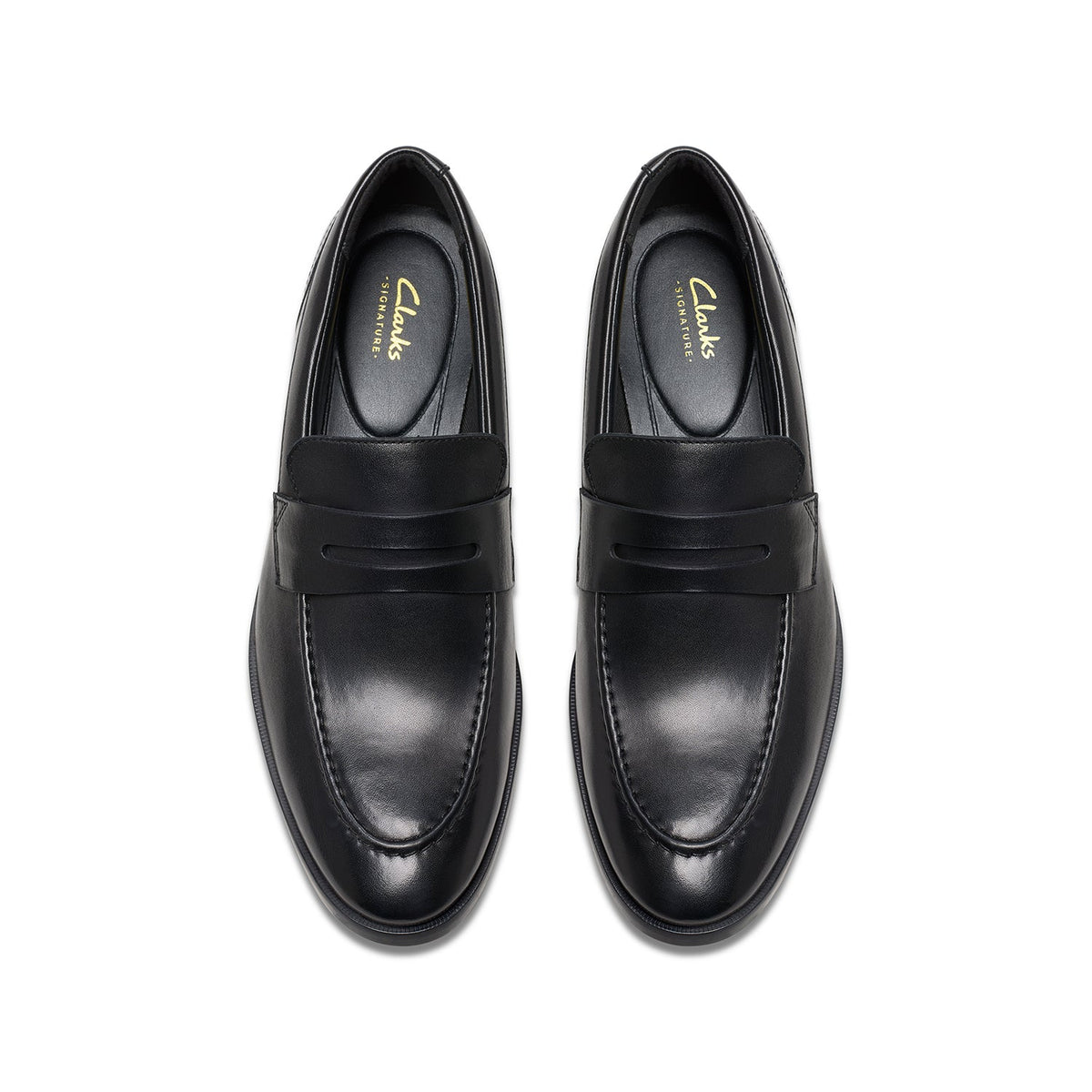 Clarks Men's Brandon Step - Black Leather